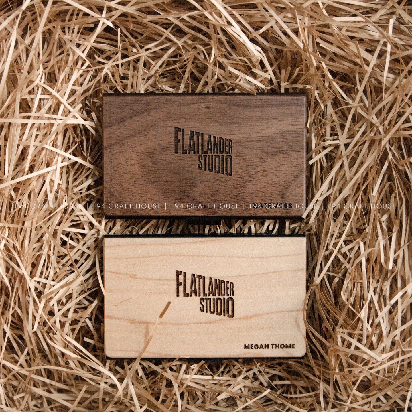 Maple Business Card Case