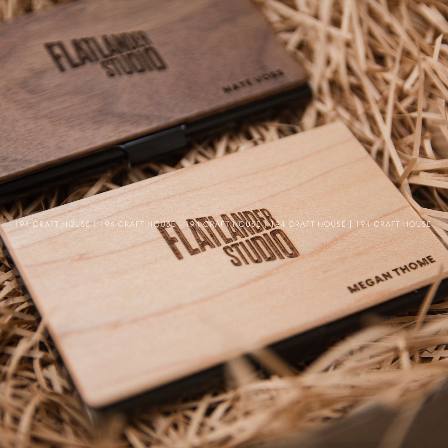 Maple Business Card Case