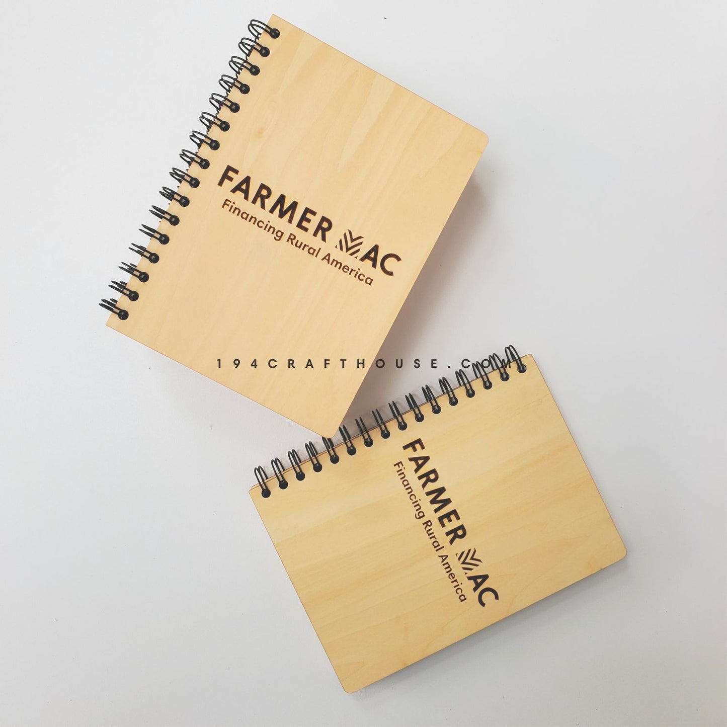Personalized Maple Wooden Spiral Notebook Journal