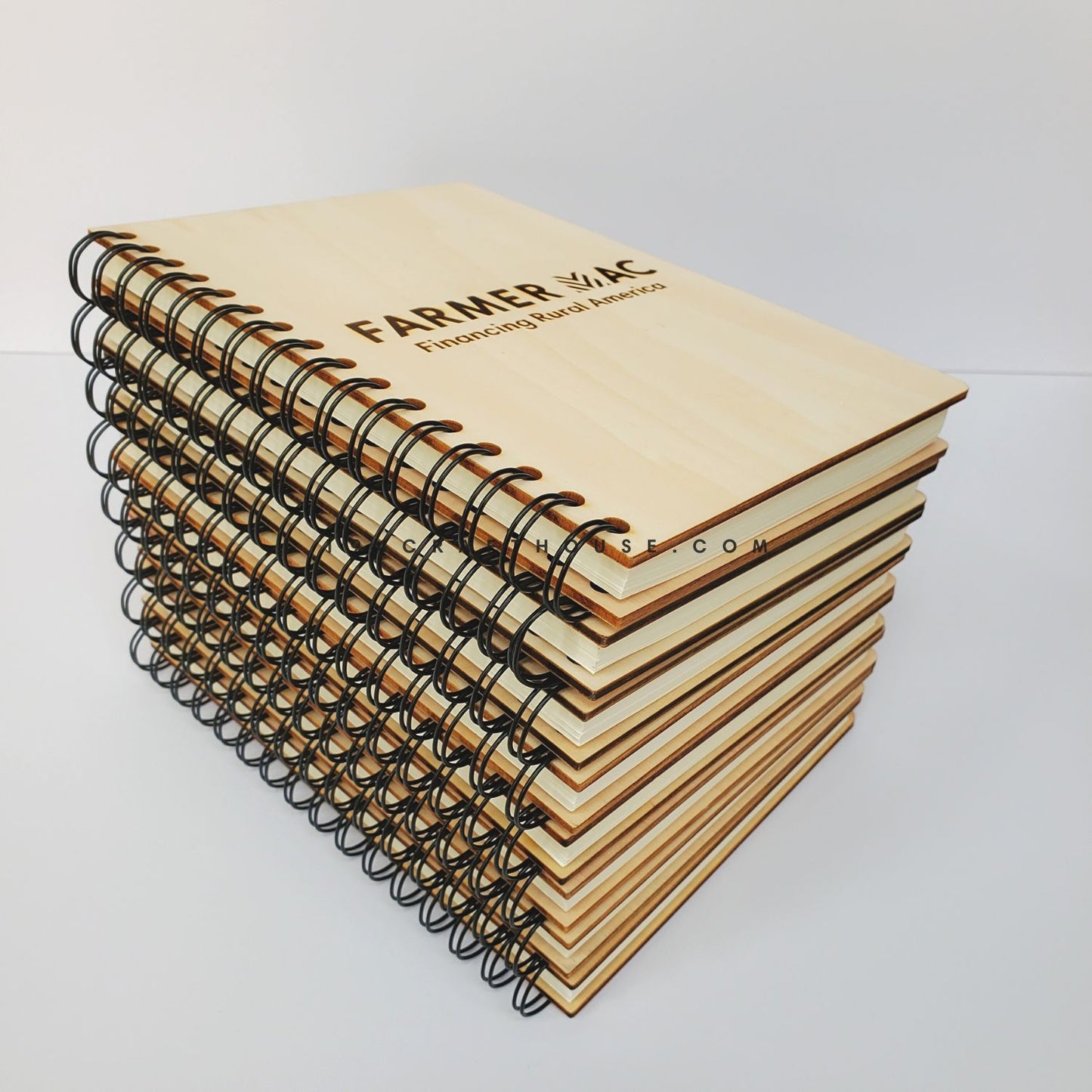 Personalized Maple Wooden Spiral Notebook Journal
