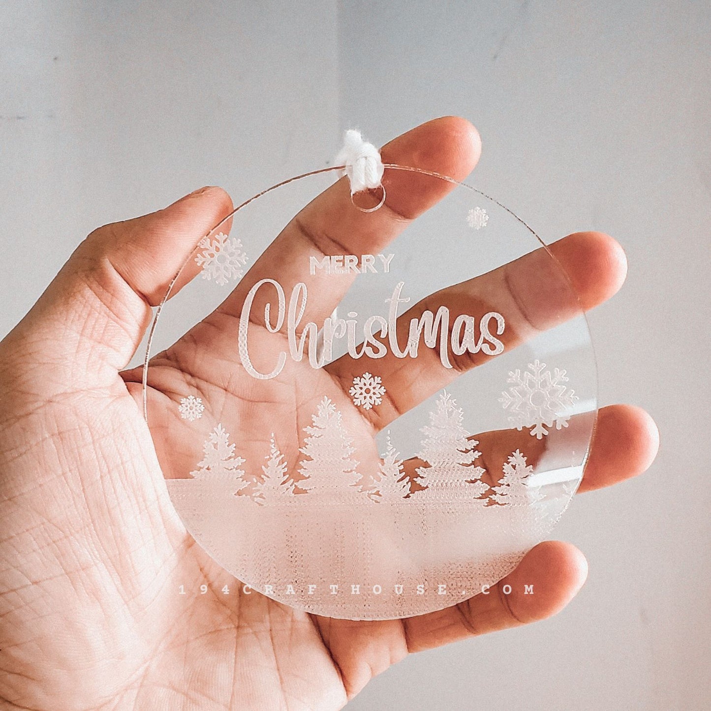 Acrylic Christmas Ornament