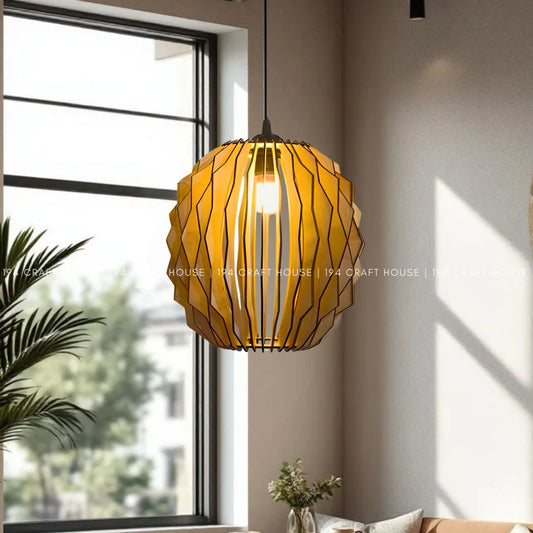 Wood Pendant Light for Table Dining Kitchen Decor