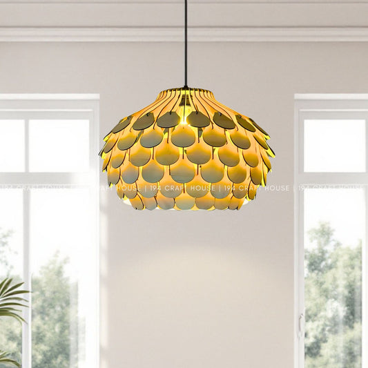 Modern Wood Pendant Light for Kitchen Dining