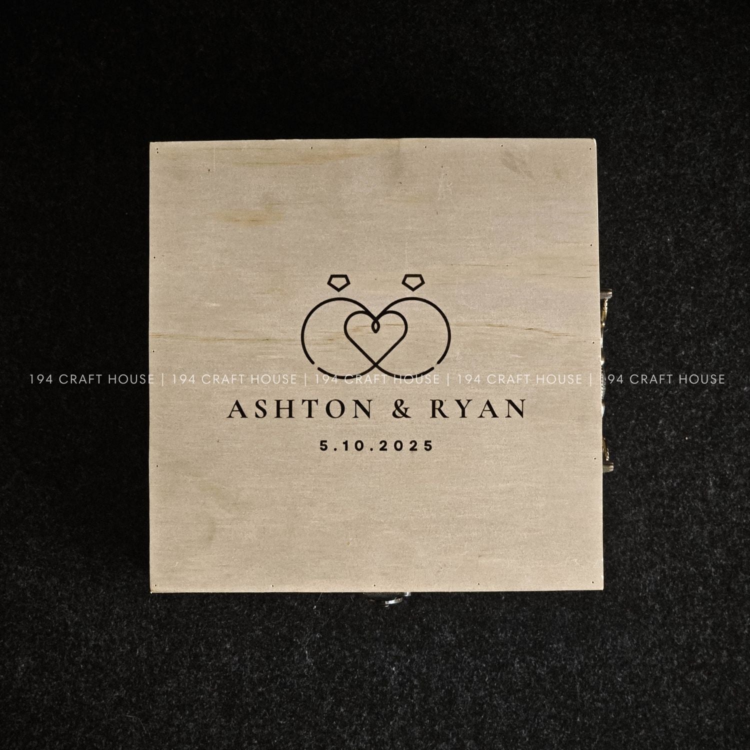 Personalized Engraved Wooden Gift Box