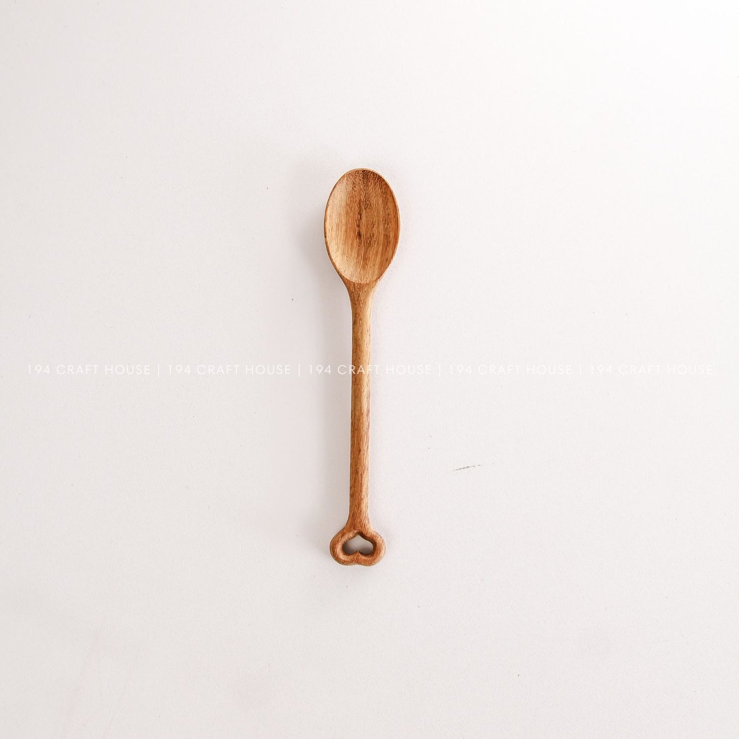 Wooden Spoon With Heart Handle