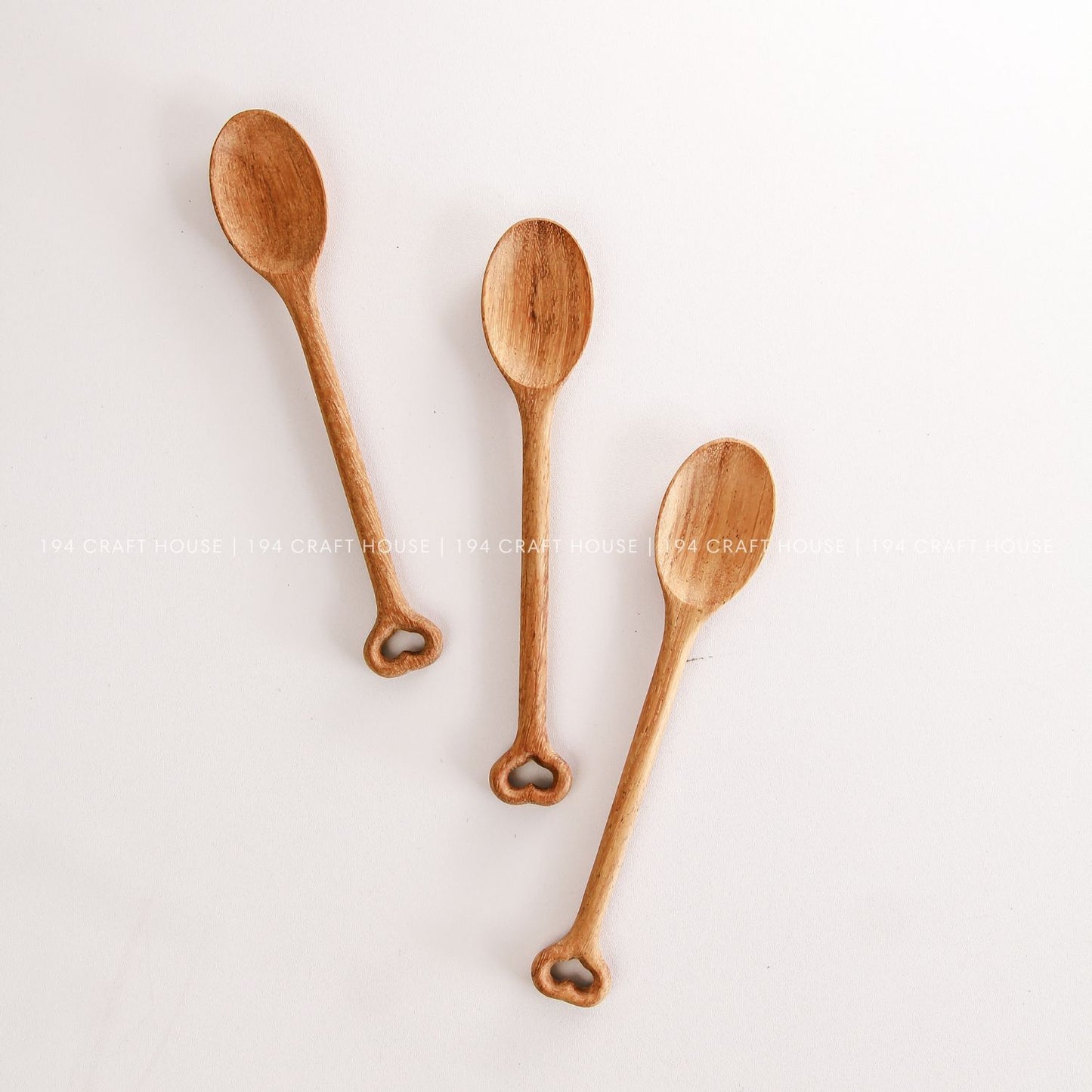 Wooden Spoon With Heart Handle