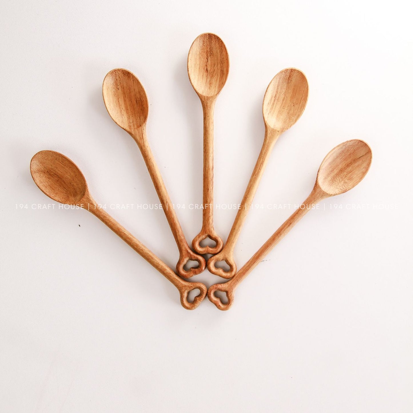 Wooden Spoon With Heart Handle