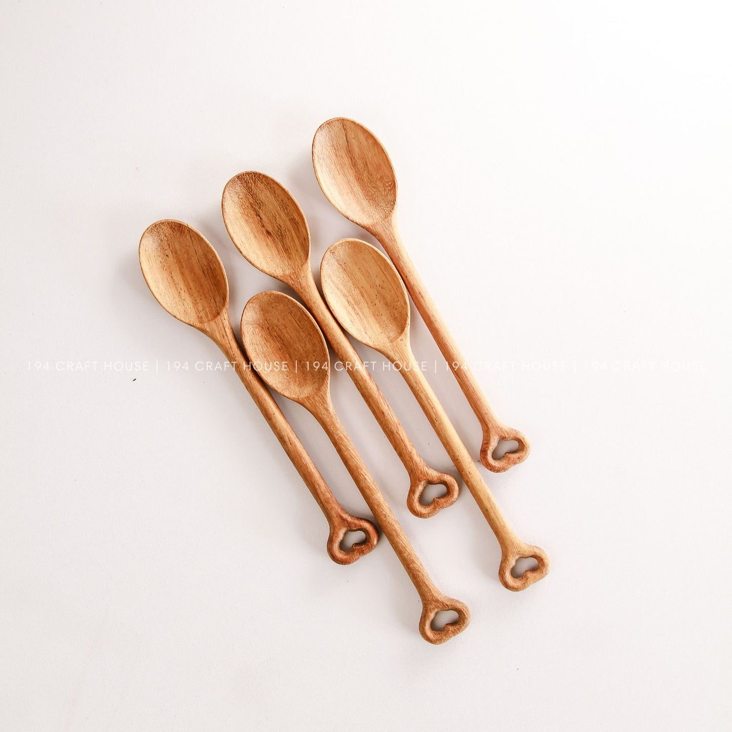 Wooden Spoon With Heart Handle