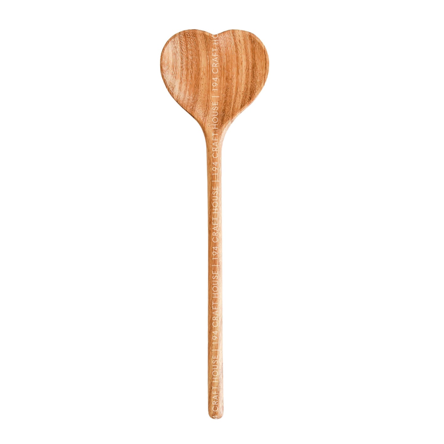 Wooden Heart Spoon 12"