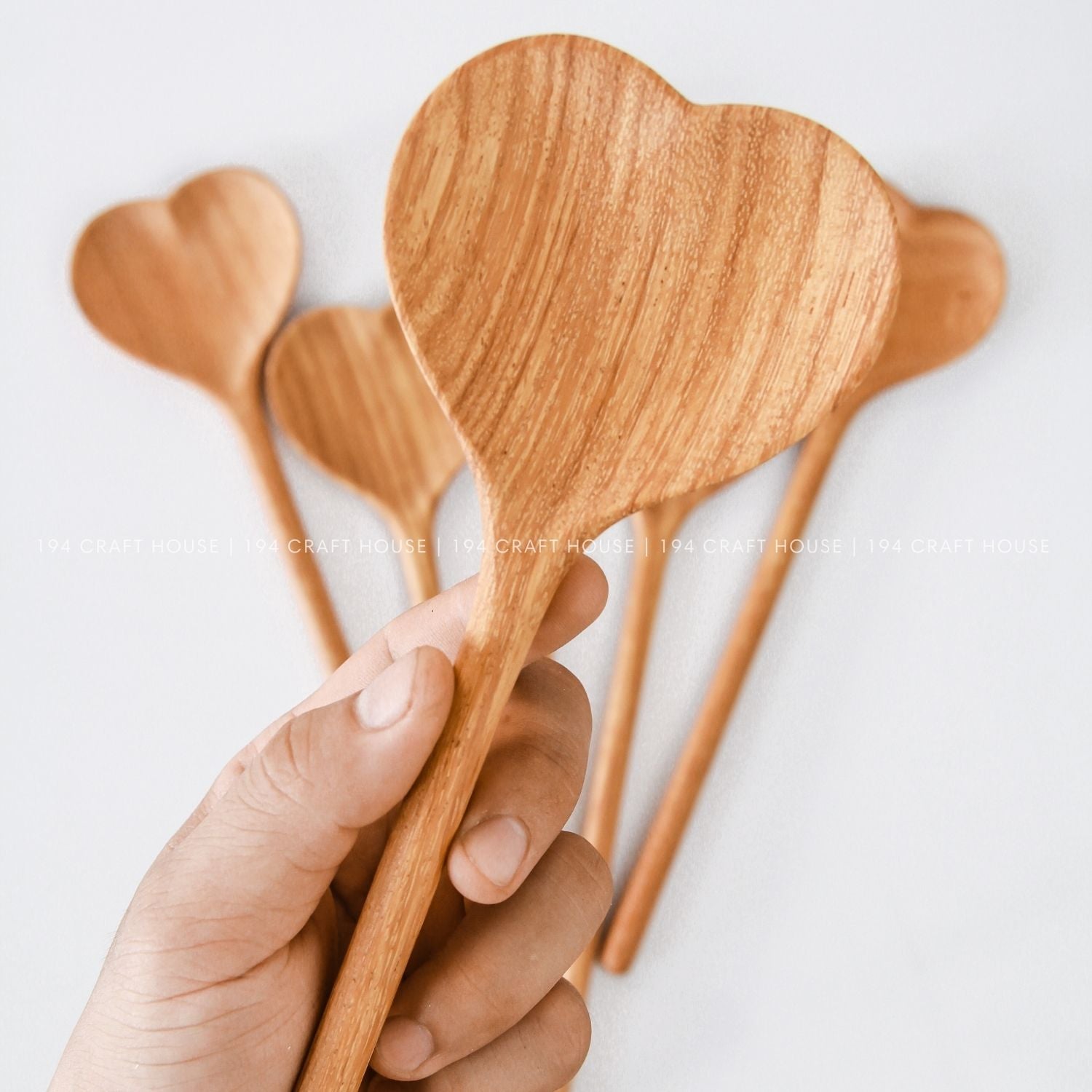 Handmade Wooden Heart Spoon