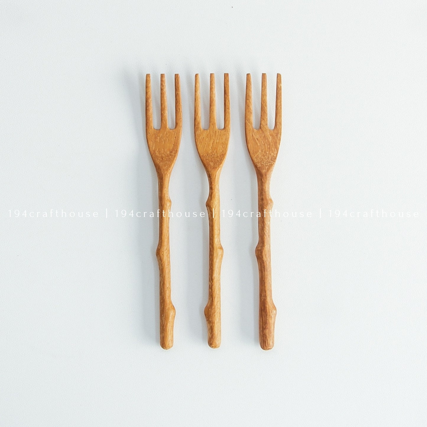 Branch Tree Wooden Small Fork - Kitchen Serving Utensils