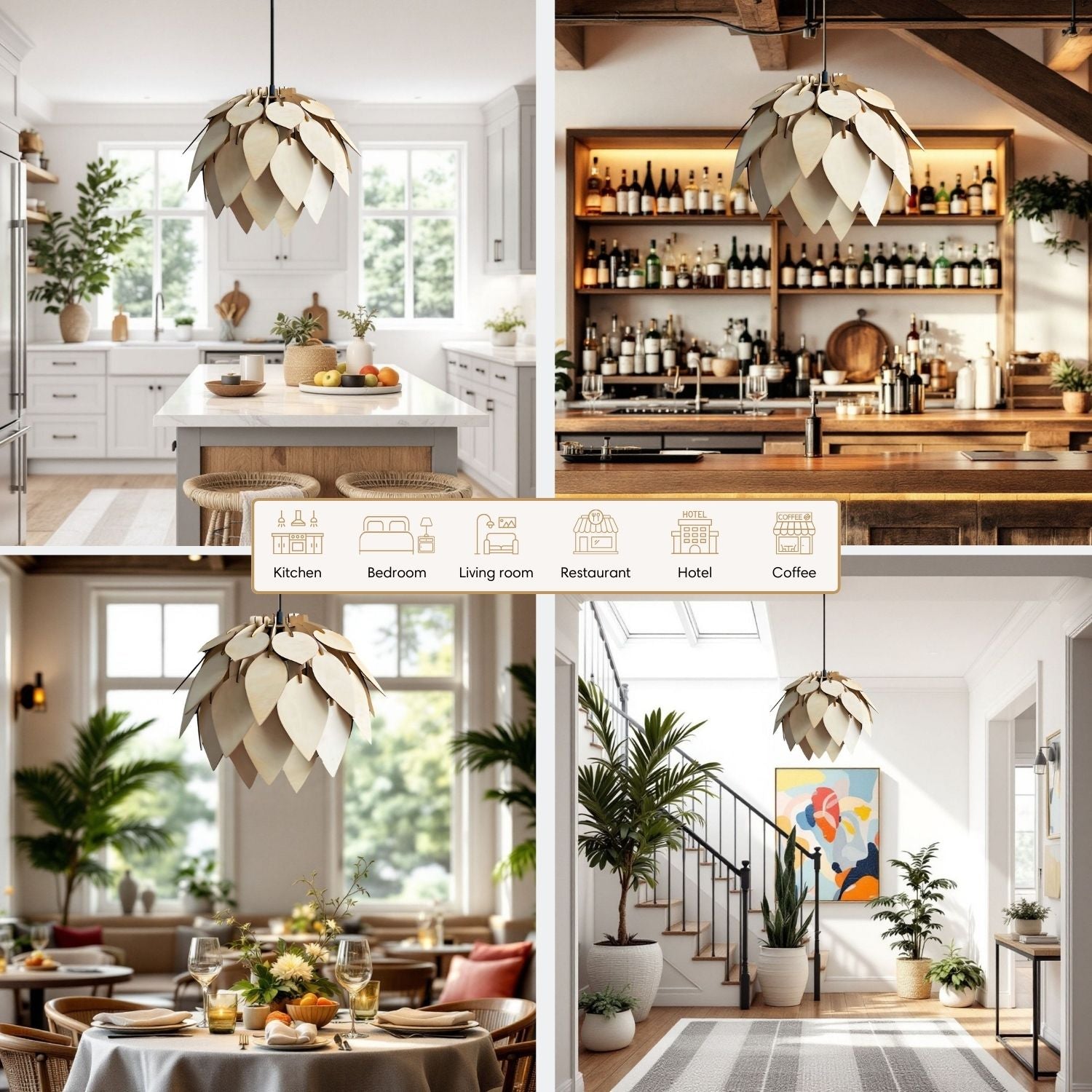 Water-Lily-Wooden-Pendant-Light-Home-Spaces