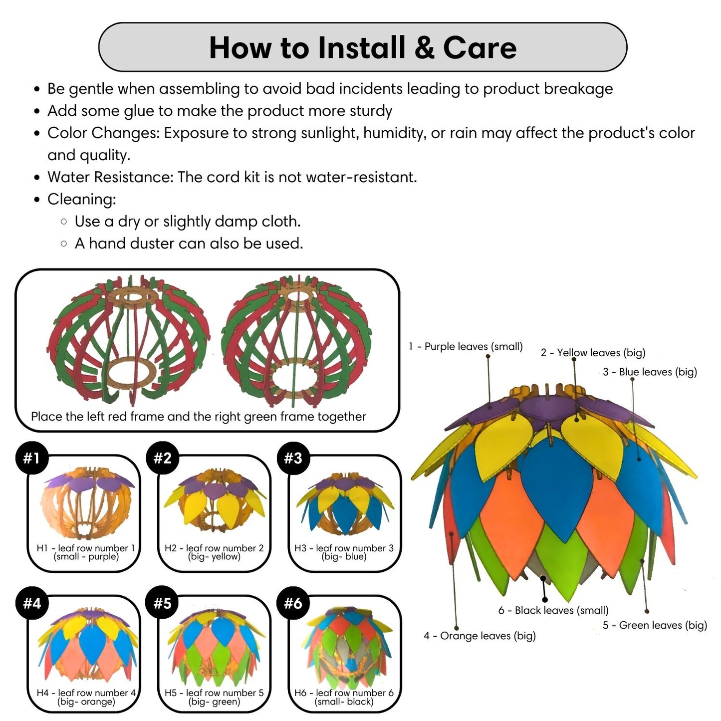 Water-Lily-Wooden-Pendant-Light-Installation