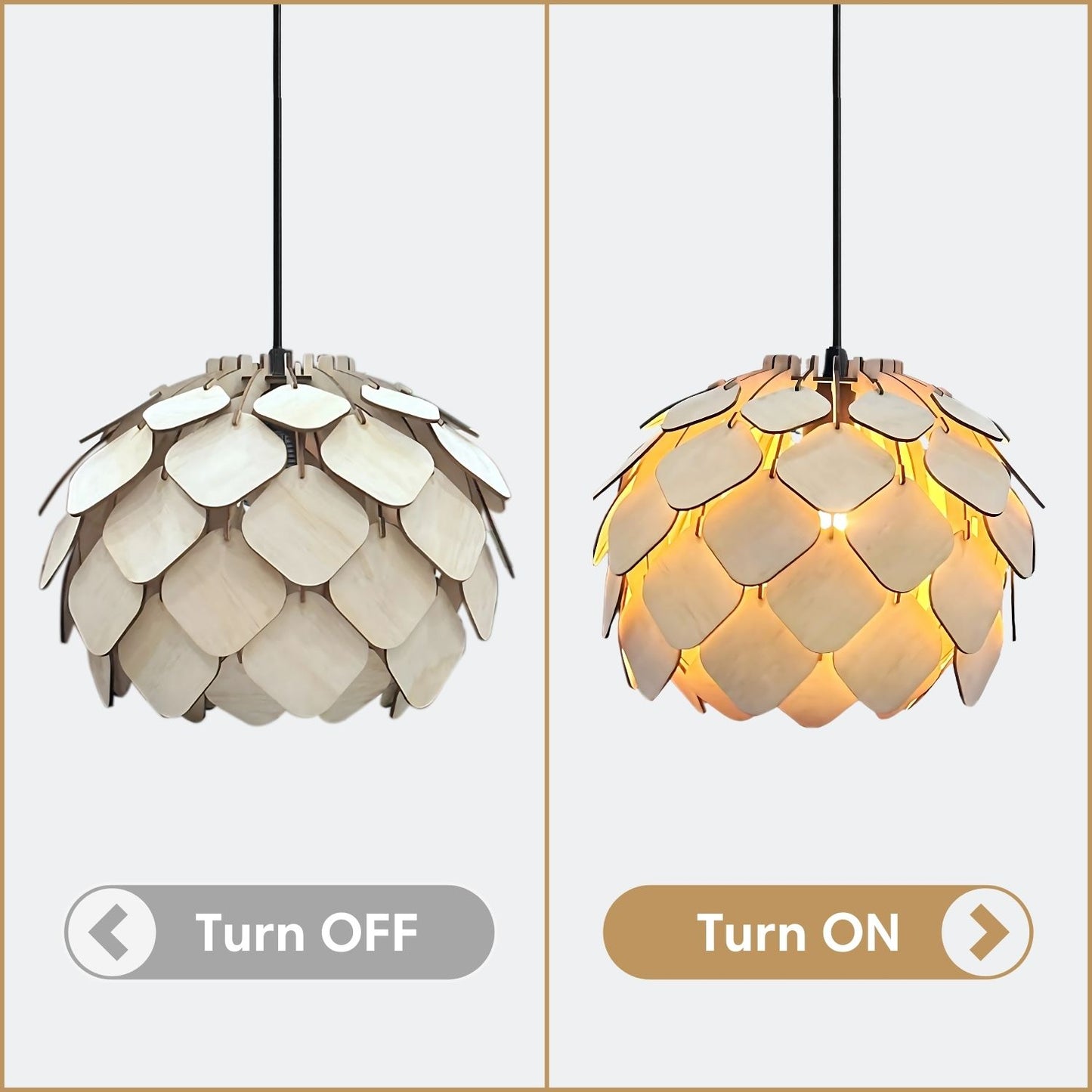 Wooden-Pendant-Light-Round-Pine-Cone-Light-Effect