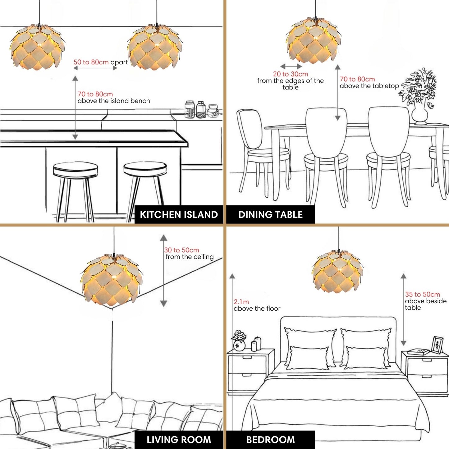 Wooden-Pendant-Light-Round-Pine-Cone-Hanging-Guide