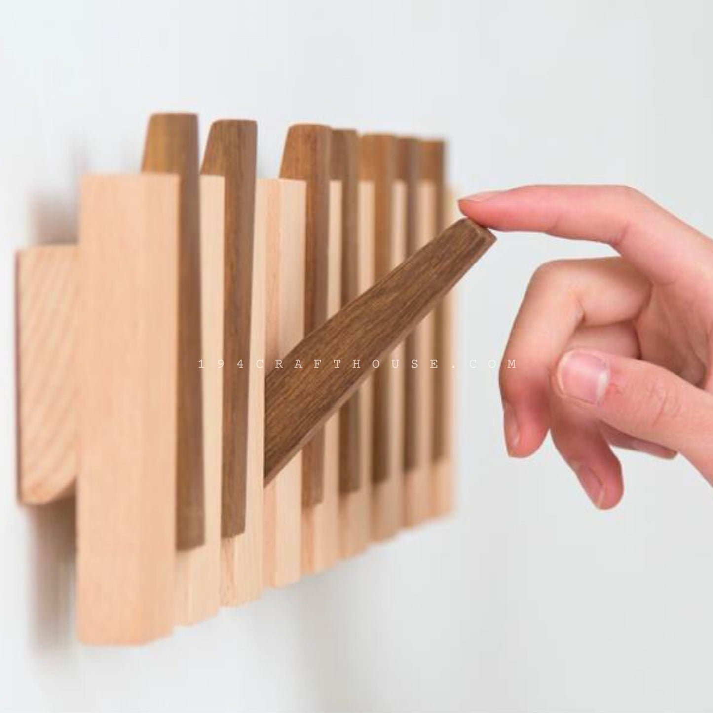 9 Hooks Coat Hanger Wall Mounted | Home & Living Decor