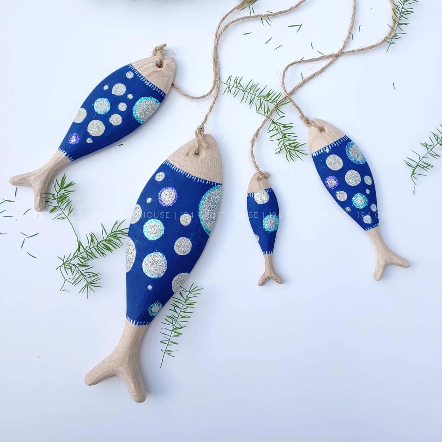 3D Unfinished Wooden Fish For Wall Hanging Decor, Blank Fish Cutout For DIY Craft Projects, 3D Wood Fish Toy For Hand Painted Creative Kid Art Gift