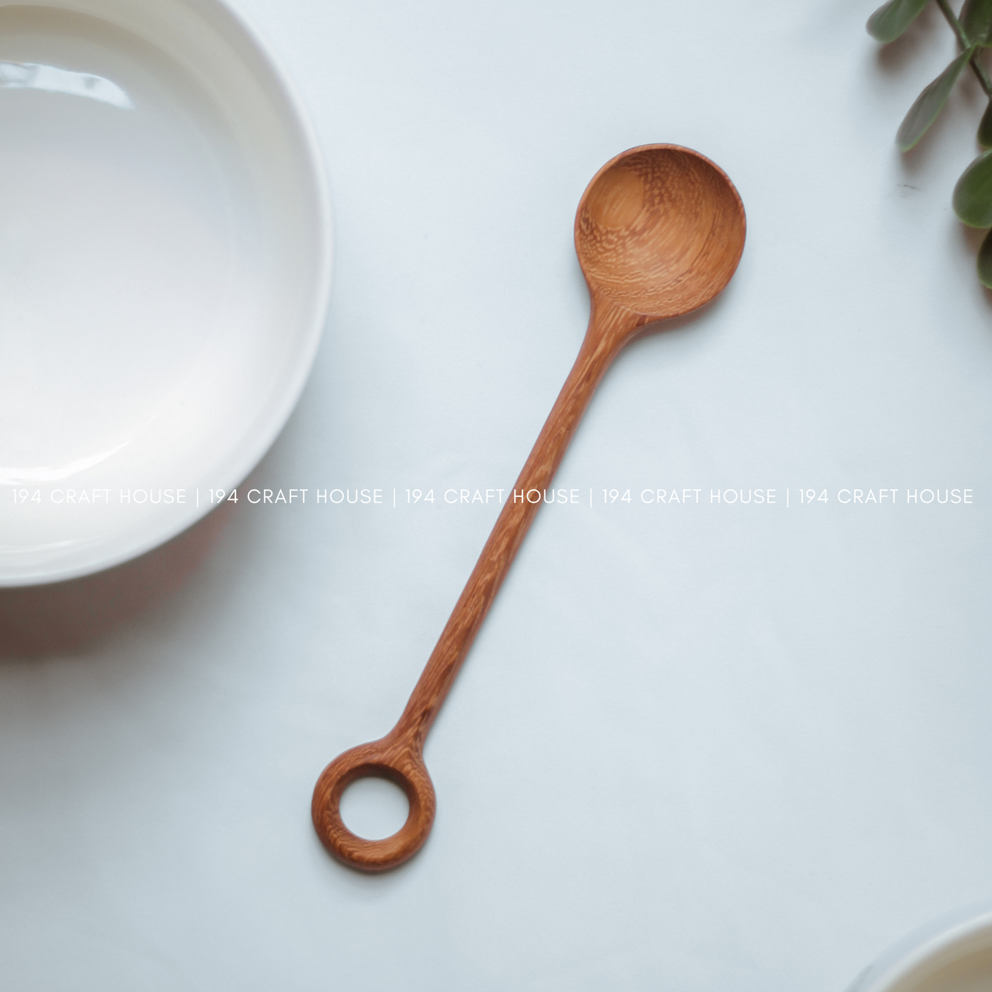 Handcrafted Design Wooden Spoon - Kitchen Cooking Utensils
