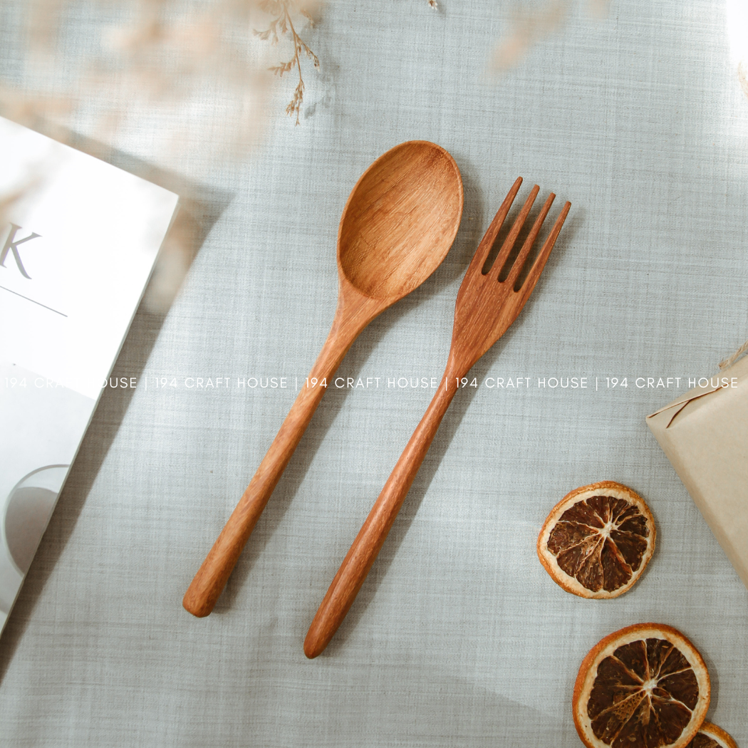 Handcrafted Handle Wooden Fork - Kitchen Utensils