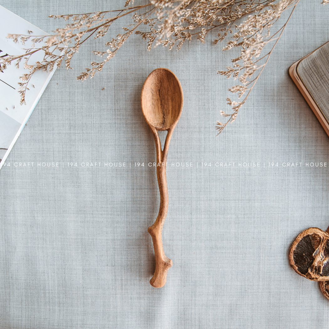 Handcrafted Branch Tree Wooden Spoon - Kitchen Utensils