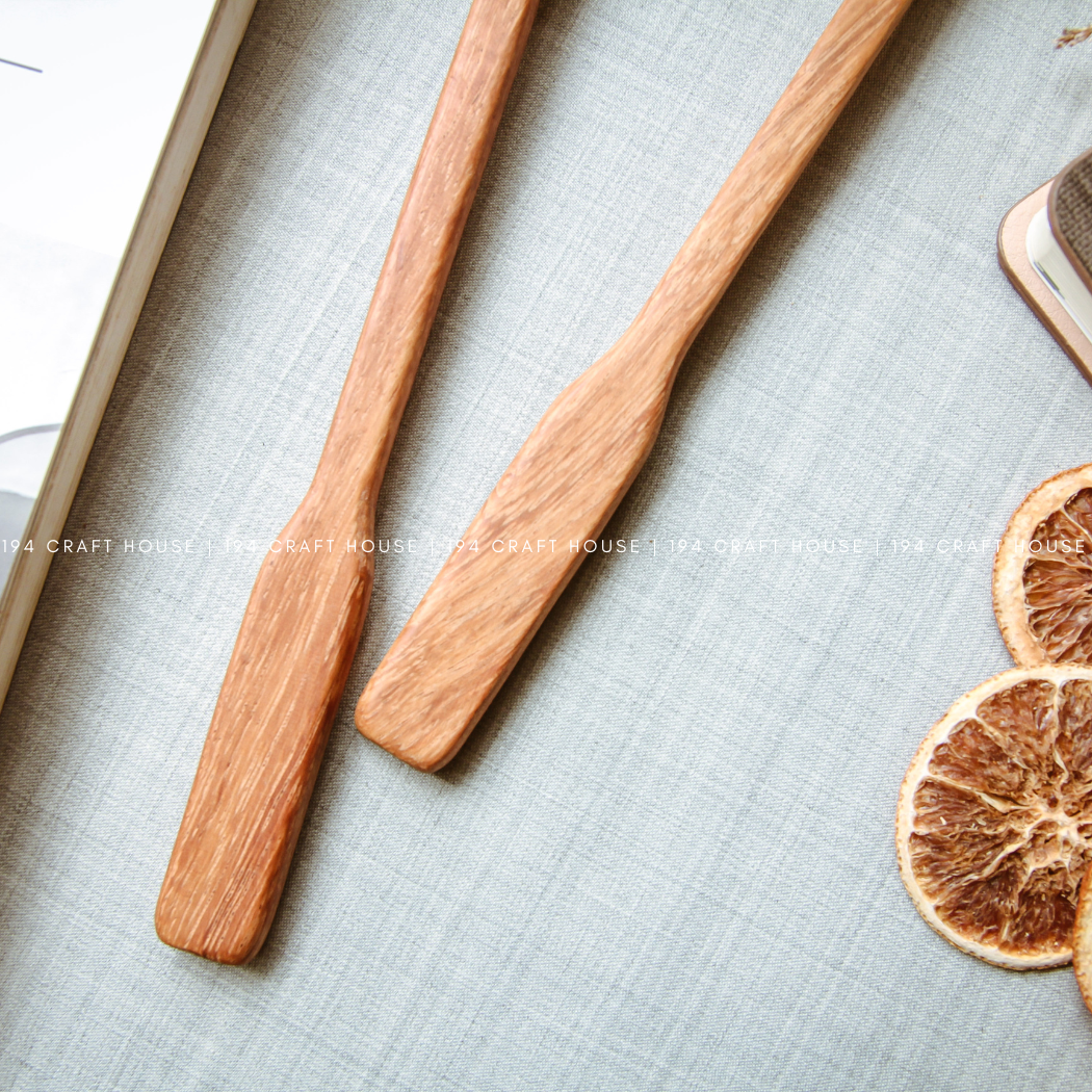 Long Handle Wooden Spoon - Kitchen Serving Utensils