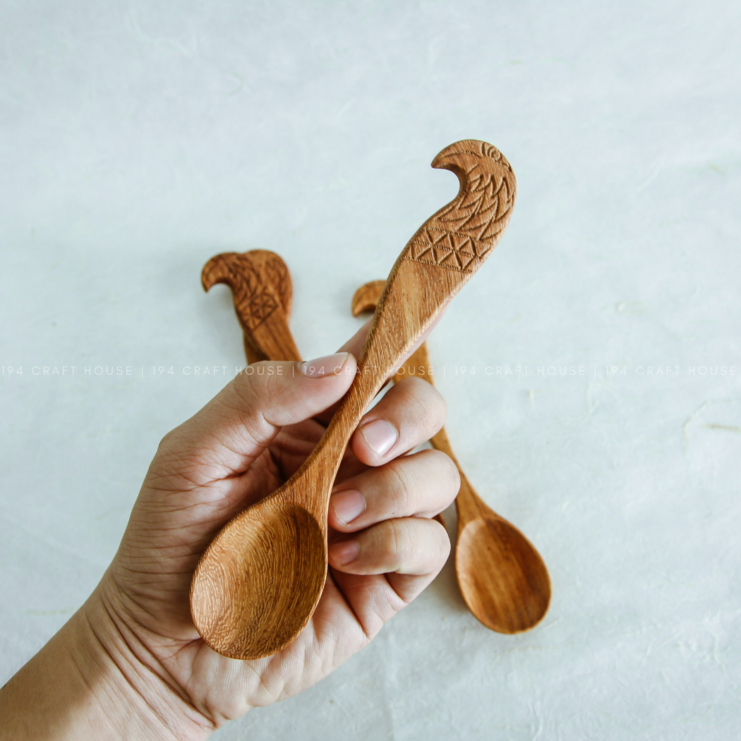 Handcrafted Wooden Unique Design Spoon