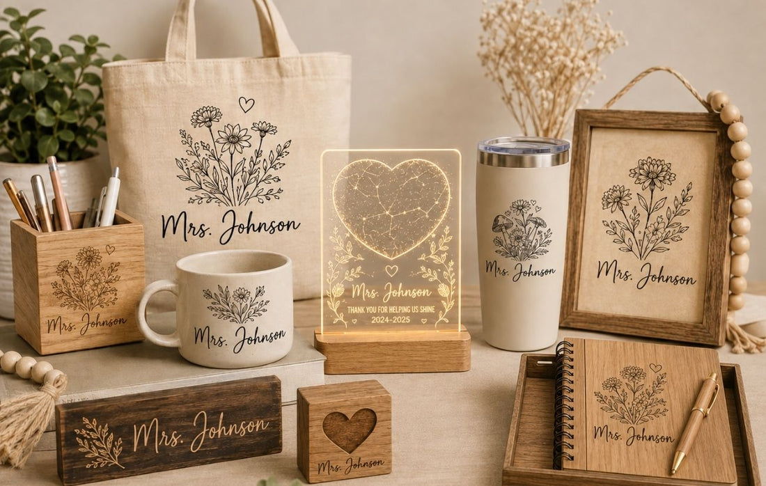 20+ Personalized Gifts for Teachers for the New School Year
