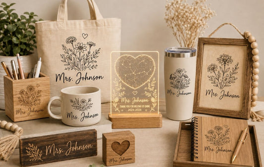 20+ Personalized Gifts for Teachers for the New School Year