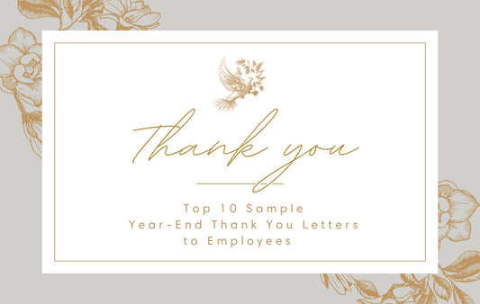 Top 10 Sample Year-End Thank You Letters to Employees