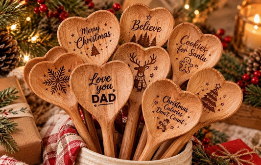 Top 10+ Wooden Heart Spoon Engraving Ideas for a Christmas Gift
