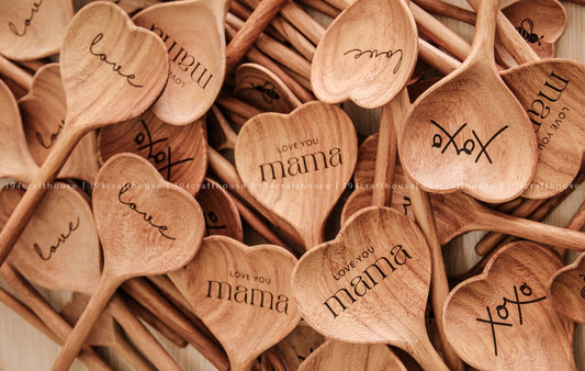 Personalized Heart Spoon Gift for Mom