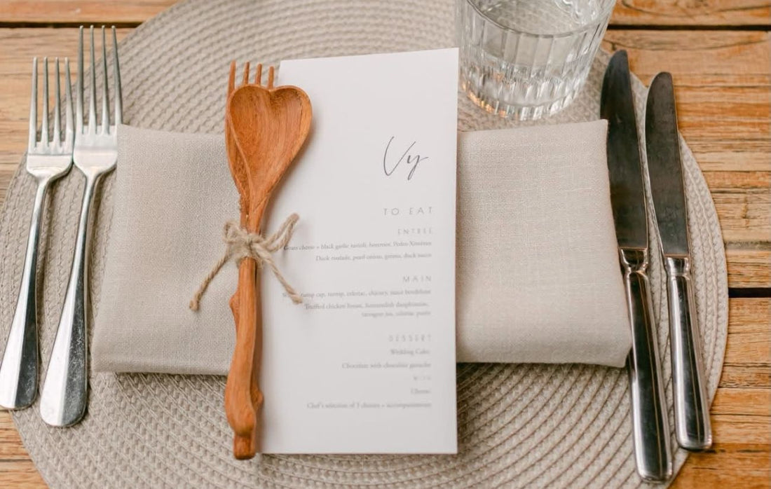 Wooden Heart Spoon and Fork Sets: The Wedding Favor Guests Will Actually Keep