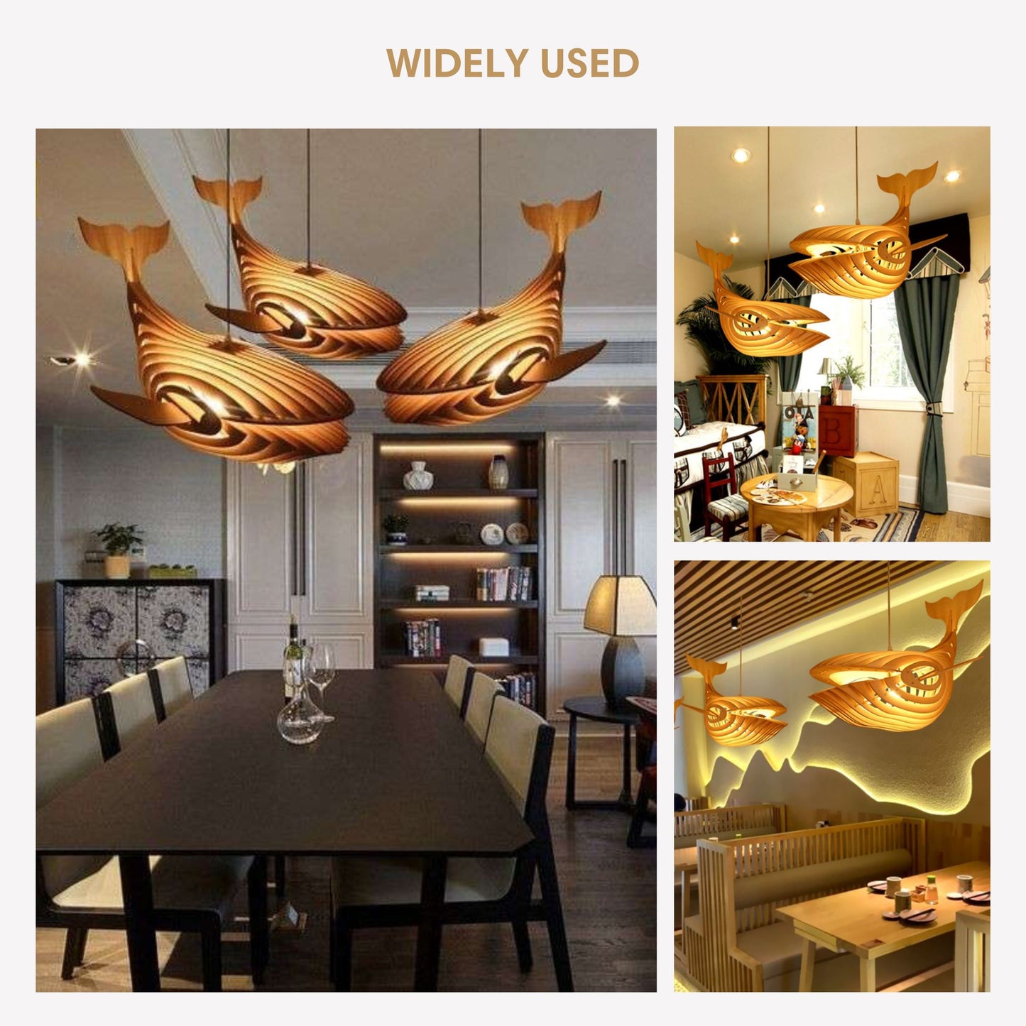 Wooden Whale Lamp Uses