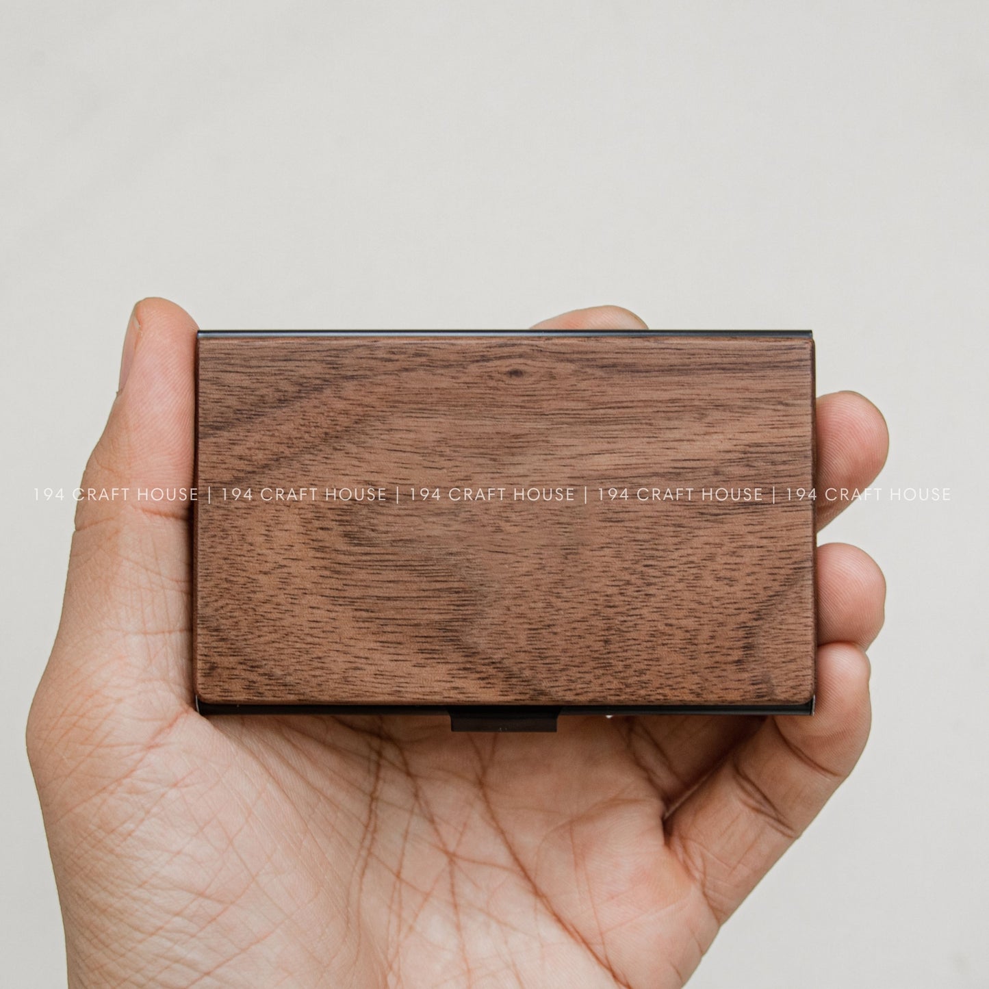 Custom Wooden Business Card Case & Holder: Personalized Office Gifts for Professional & Corporate Gifts