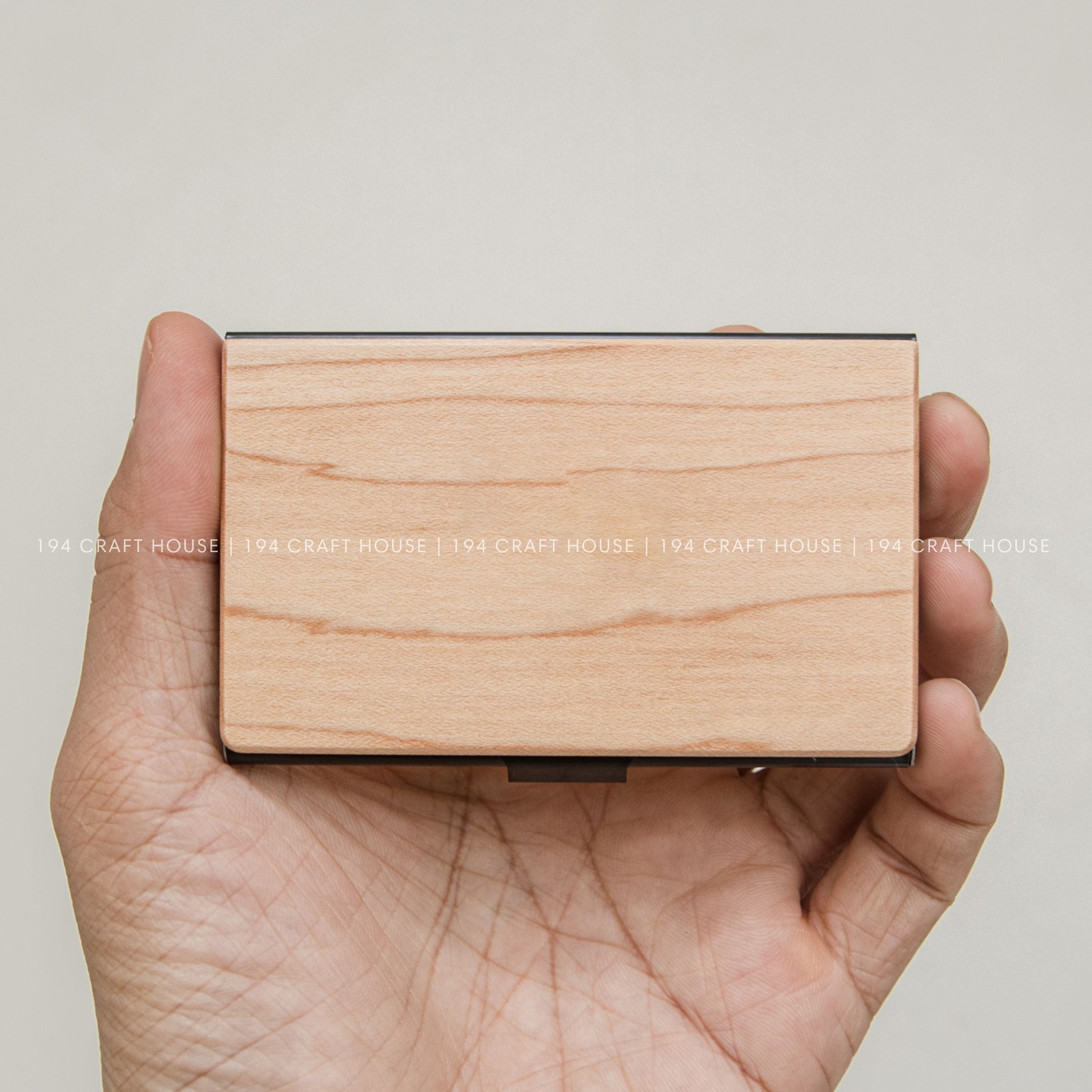 Custom Wooden Business Card Case & Holder: Personalized Office Gifts for Professional & Corporate Gifts
