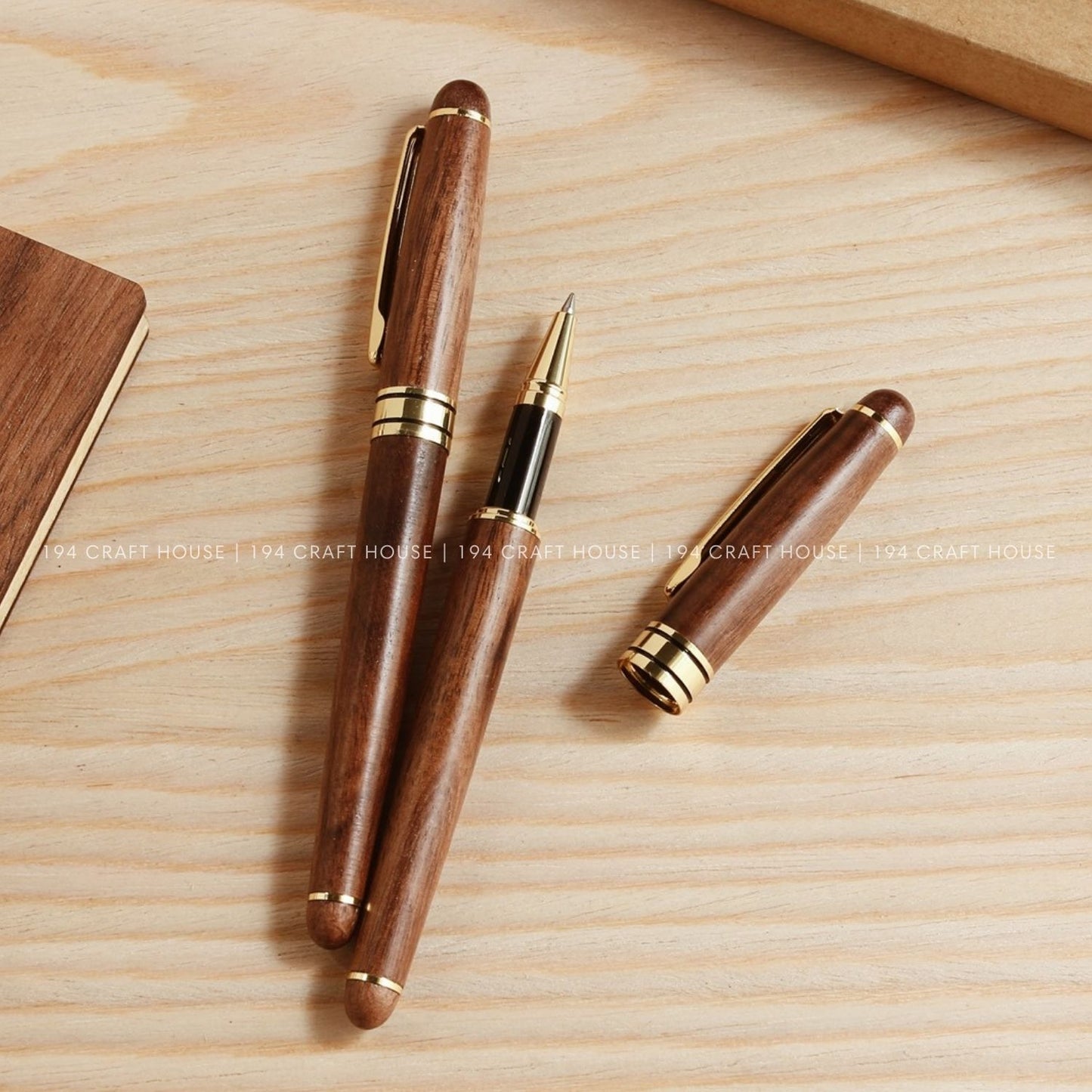 Handmade Walnut Wooden Gel Pen