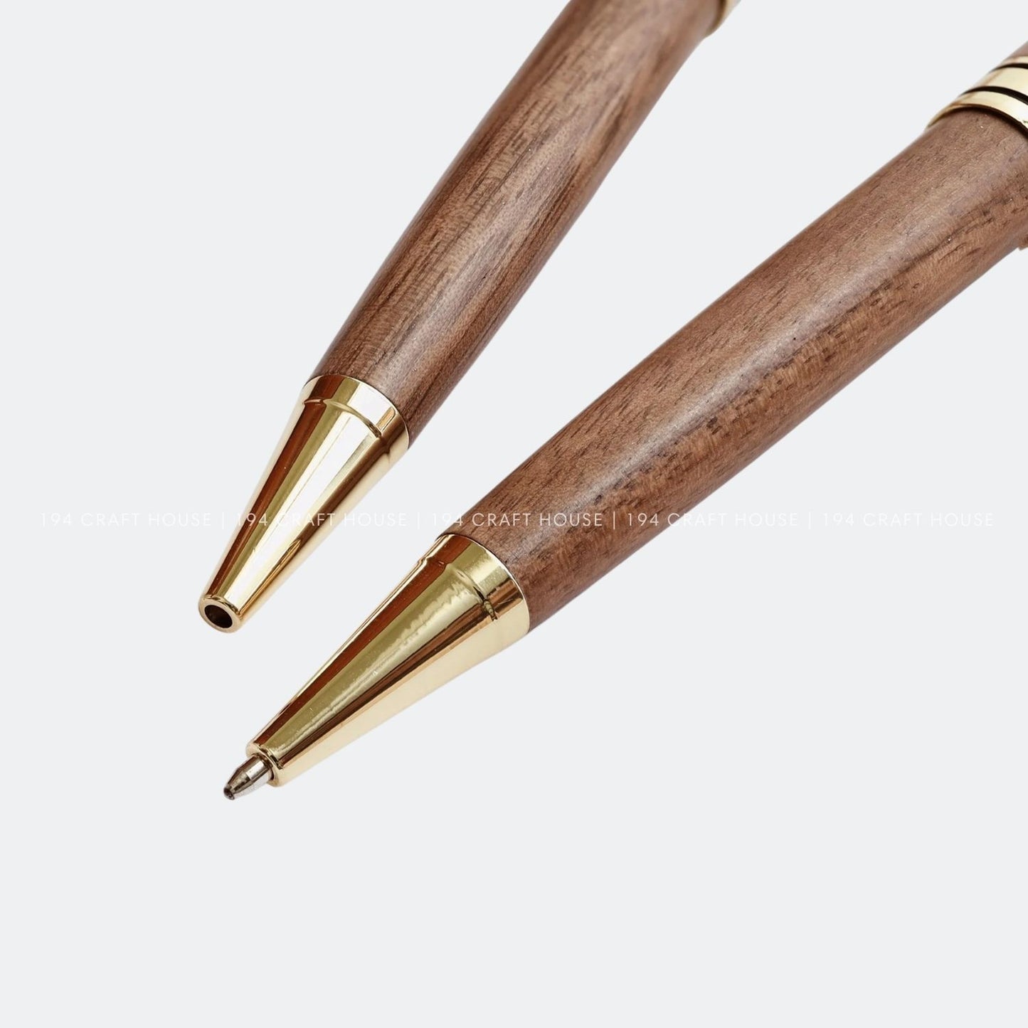 Custom Company Logo Engraved Wooden Ballpoint Pen