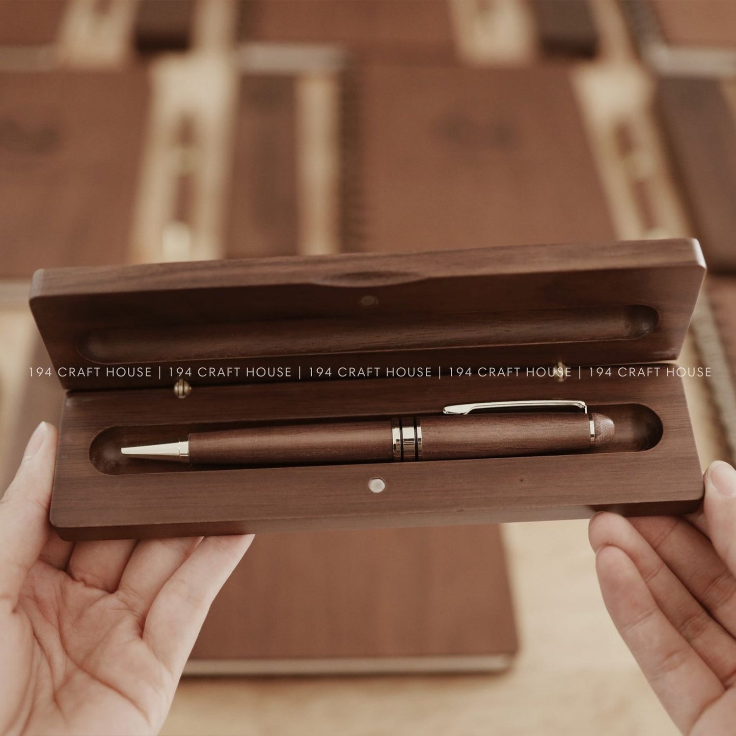 Personalized Ballpoint Pen And Case Set Gift