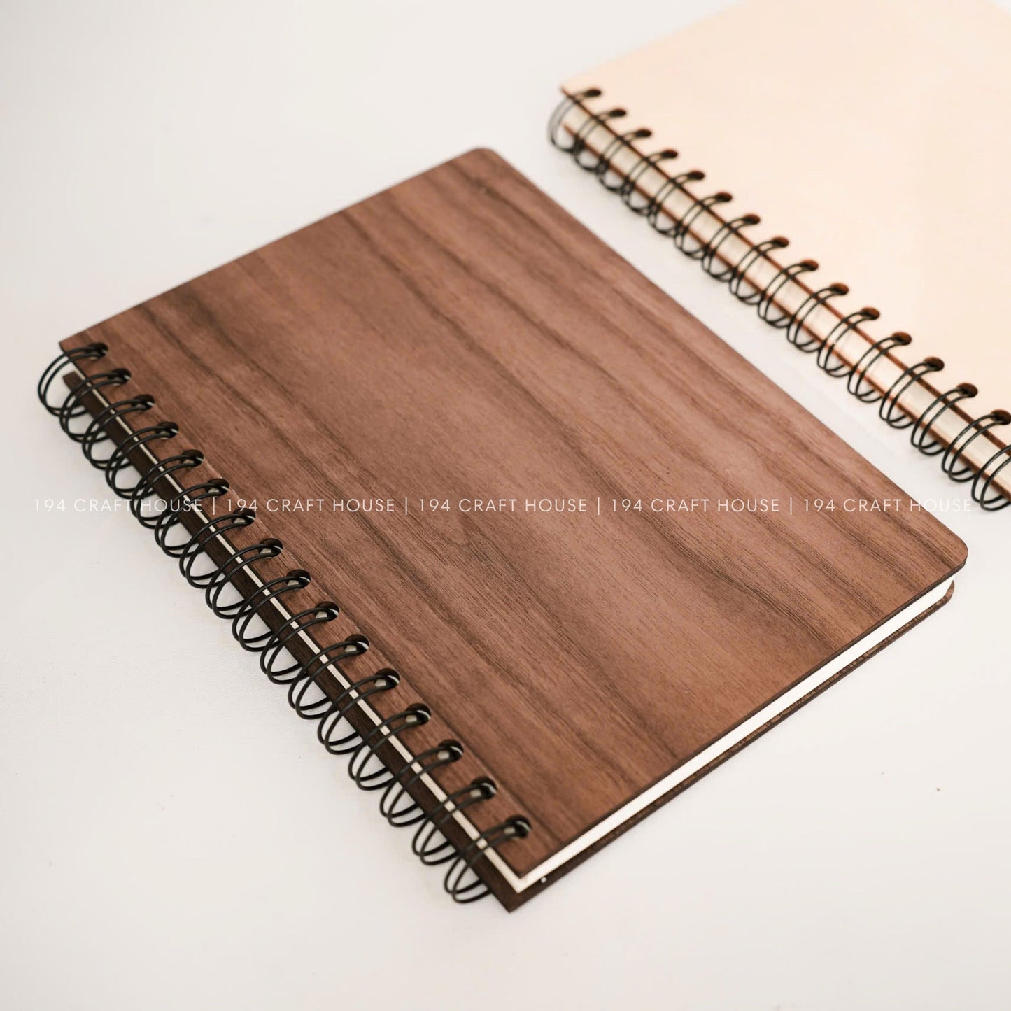 Custom Wooden Spiral Notebook A5: Personalized Office Gifts for Professional & Corporate Gifts