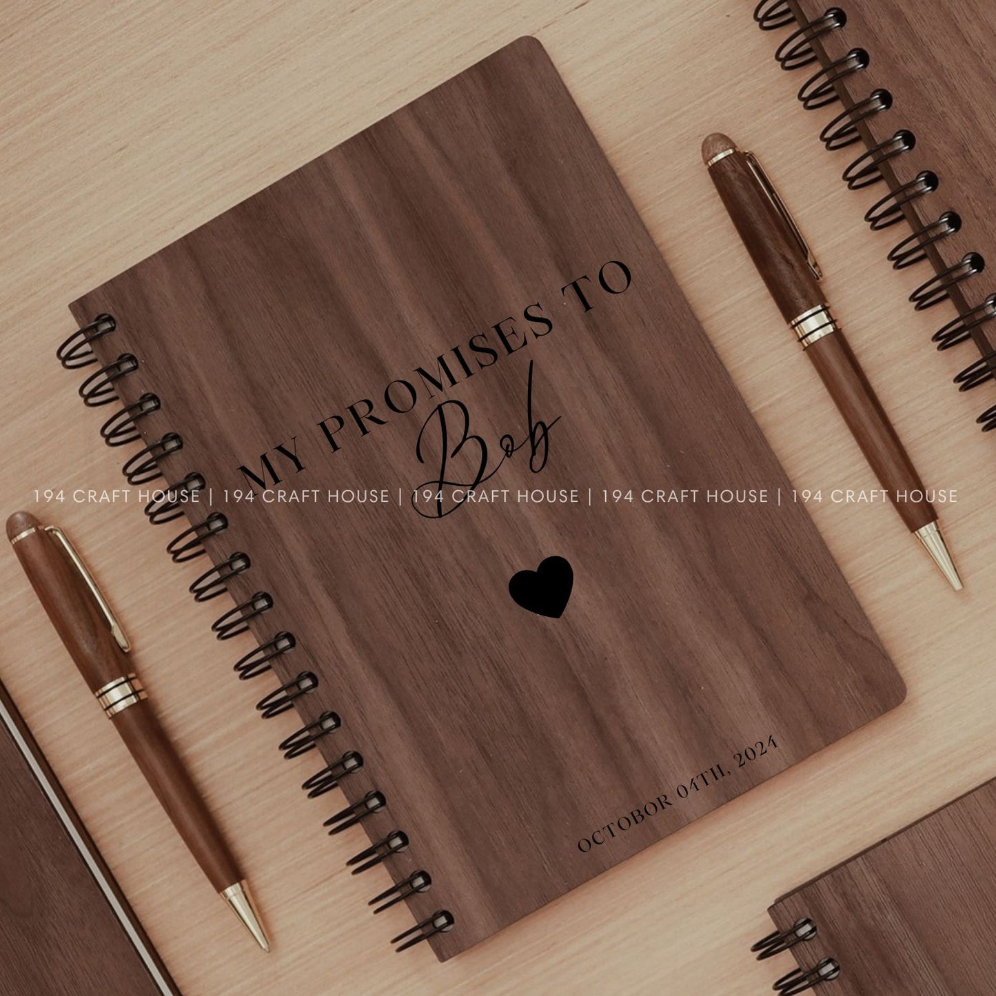 My Promises Vow Book Set Personalized Wedding Gifts