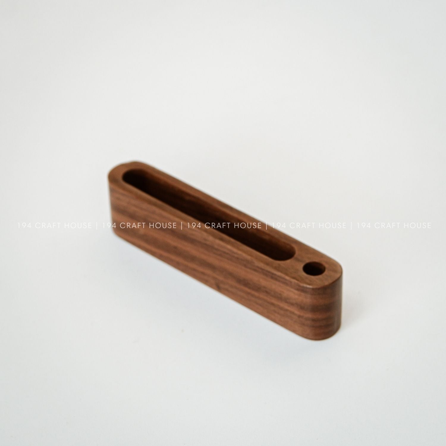 A-011 - Walnut Business Card & Pen Holder