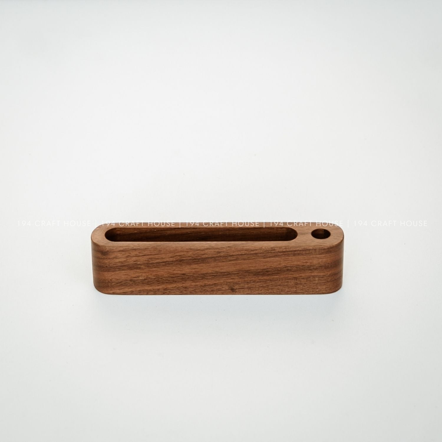 A-011 - Walnut Business Card & Pen Holder
