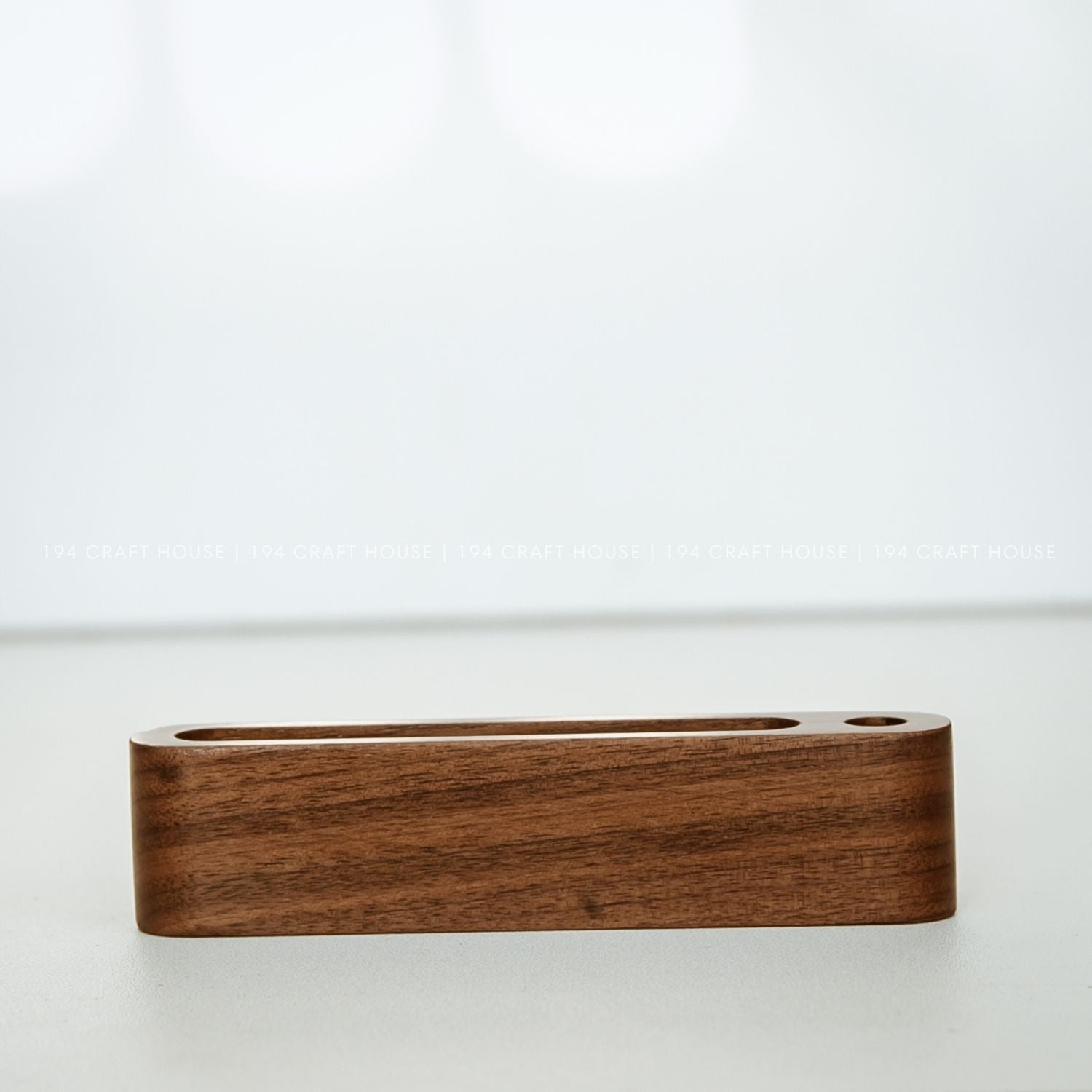 A-011 - Walnut Business Card & Pen Holder