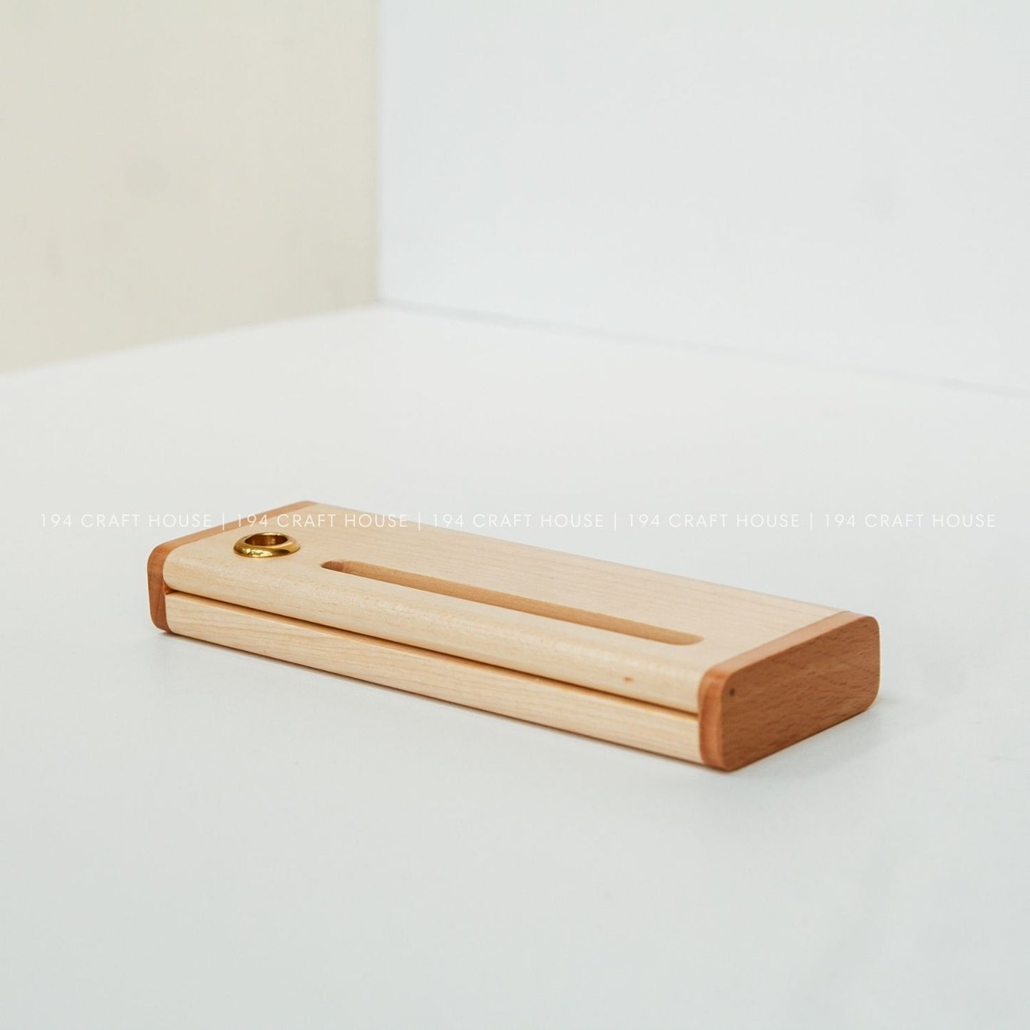 Maple Pen & Card Case Holder