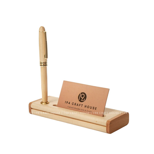 Custom Walnut Wooden Pen With Holder, Pen Box/ Case Personalized Corporate Gift