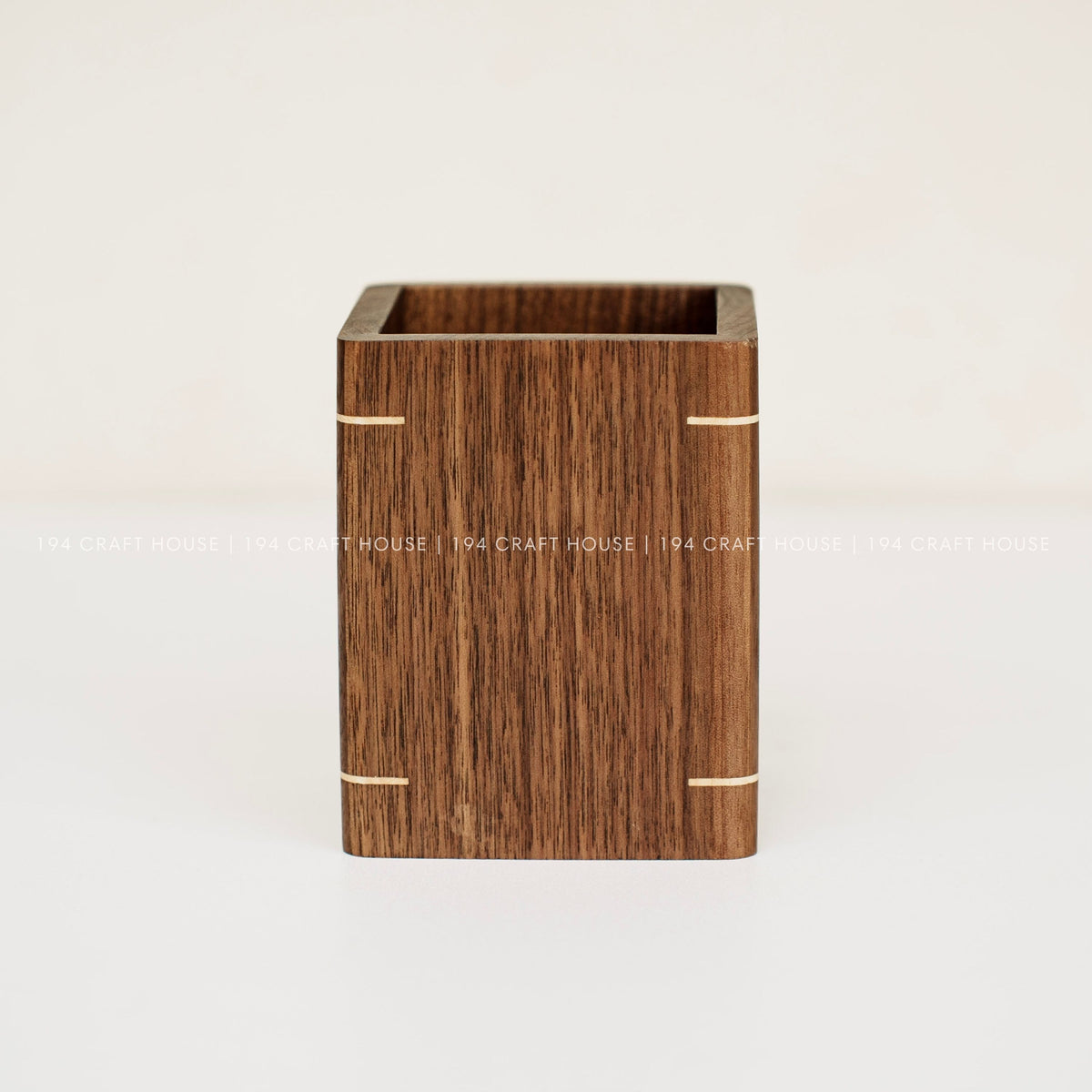 Personalized Walnut Wooden Pen Holder For Desk Custom Engraved Name Gift for Dad, Mom, Teacher, Lawyer, Doctor, Realtor, Company Logo Corporate Gifts for Employees, Executive, New Job Gifts, New Hire Gifts, Welcome Team Gifts, Gift for Clients, Desk Organizer, Minimalist Office Decor, University School Gifts, Engineer Gifts