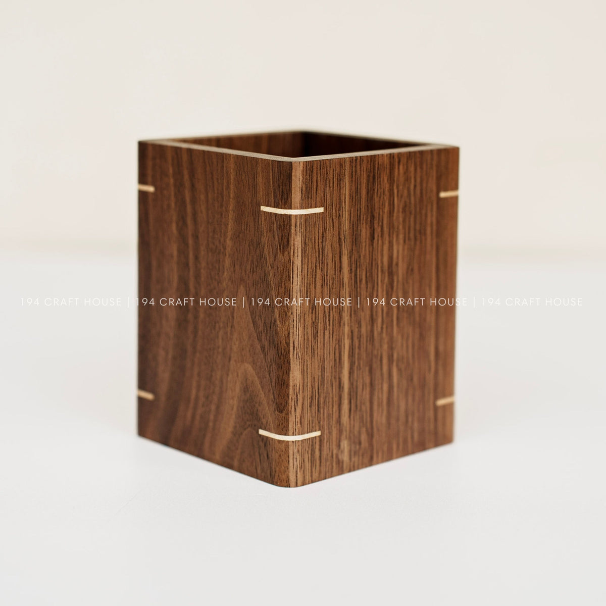 Personalized Walnut Wooden Pen Holder For Desk Custom Engraved Name Gift for Dad, Mom, Teacher, Lawyer, Doctor, Realtor, Company Logo Corporate Gifts for Employees, Executive, New Job Gifts, New Hire Gifts, Welcome Team Gifts, Gift for Clients, Desk Organizer, Minimalist Office Decor, University School Gifts, Engineer Gifts