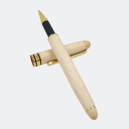 Engraved Maple Wooden Gel Pen Personalized Gift