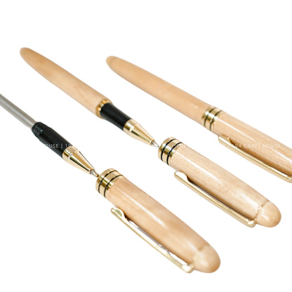 Luxury Maple Gel Pen: Custom Engraved Name, Logo Personalized Gift for Professional, Corporate Gifts