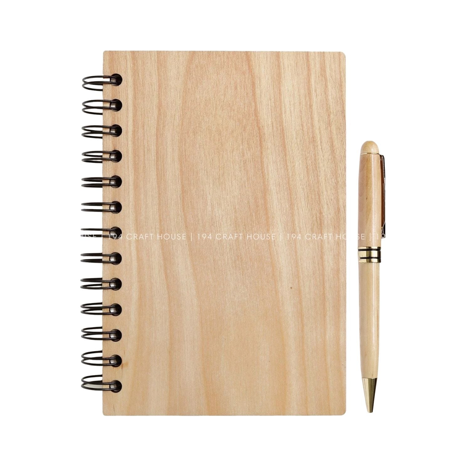 Custom Wooden Pen and Notebook Set Gift for Corporate